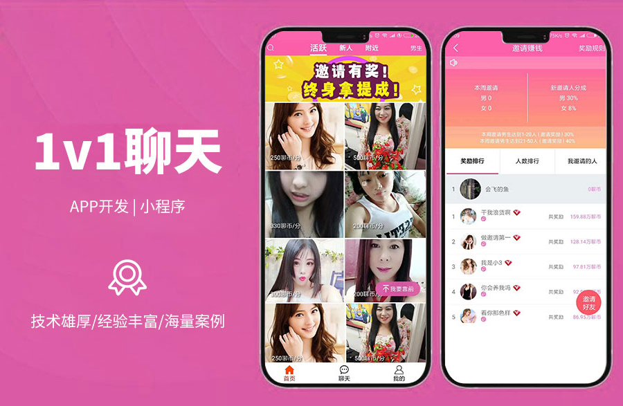 一對(duì)一直播系統(tǒng)、一對(duì)多直播、美顏特效、刷禮物打賞、短視頻、主播上麥、公會(huì)管理